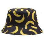 Banana Print Bucket Hat