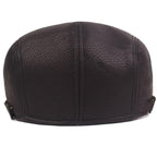 Barklay Leather Flat Cap
