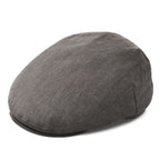 Barklay Plain Linen Flat Cap