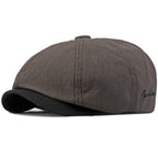 Barret Retro Plaid Newsboy Cap