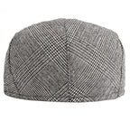 Baxley Plaid Cotton Flat Cap