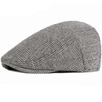 Baxley Plaid Cotton Flat Cap
