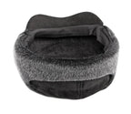 Belfast Winter Earflaps Black Fur Flat Cap