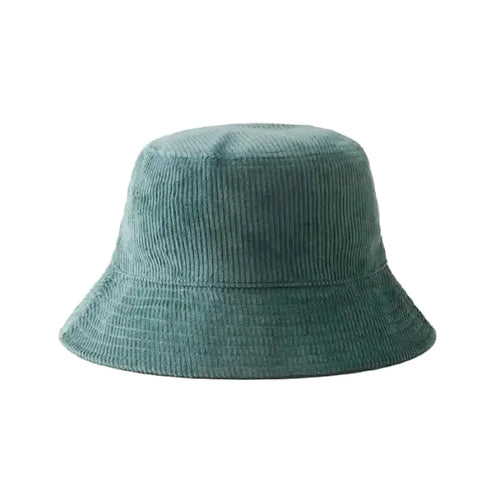 Green Corduroy Bucket Hat
