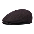 Bellamy Wool Herringbone Flat Cap
