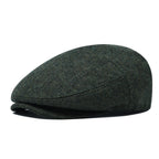 Bellamy Wool Herringbone Flat Cap