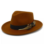 Benson Feathers Fedora Hat