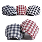 Berck Plaid Cotton Flat Cap