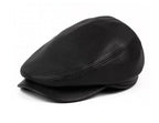 Bernadotte Genuine Leather Flat Cap