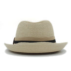 Bianco Summer Straw Trilby Hat