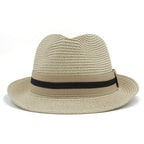Bianco Summer Straw Trilby Hat