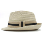 Bianco Summer Straw Trilby Hat