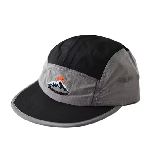 Black and gray Bicolor Baseball Cap