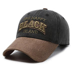 Black Island Washed Cotton Baseball Cap