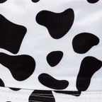 Black & White Cow Print Reversible Bucket Hat