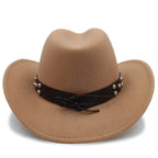 Black Pearl Wool Cowboy Hat