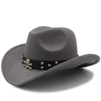 Black Pearl Wool Cowboy Hat