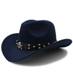Black Pearl Wool Cowboy Hat