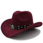 Black Pearl Wool Cowboy Hat
