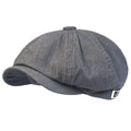 Blackford Vintage Striped Newsboy Cap