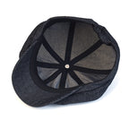 Blackford Vintage Striped Newsboy Cap