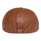 Blackpool Leather Newsboy Cap