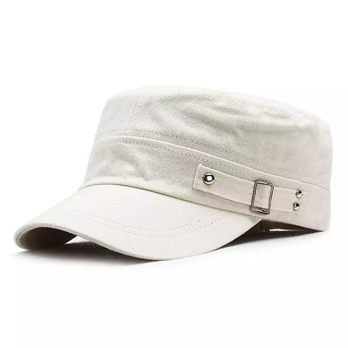 White Bordeaux Cotton Cap