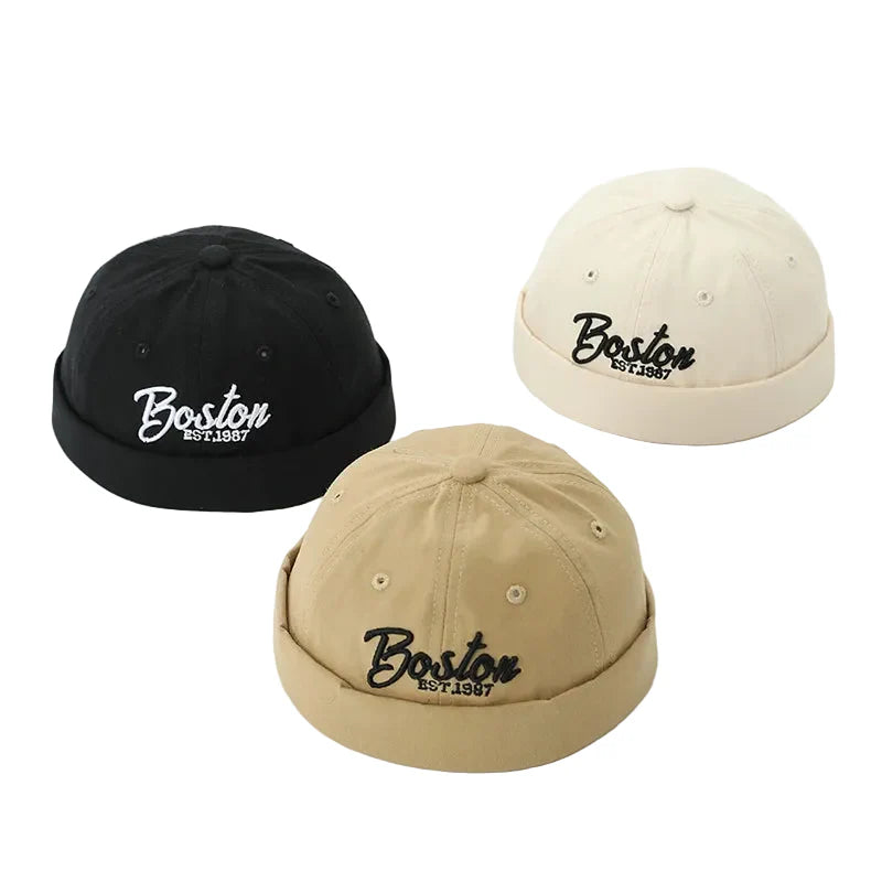 Boston 1987 Kids Brimless Docker Cap