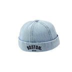 Boston Kids Denim Brimless 6-Panels Docker Cap