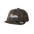 Boston Kids Leopard Print Short Brim Baseball Cap