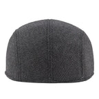 Boston Retro Herringbone Duckbill Flat Cap