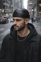 Boston Genuine Leather Docker Cap