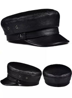 Bouillon Genuine Leather Sailor Cap