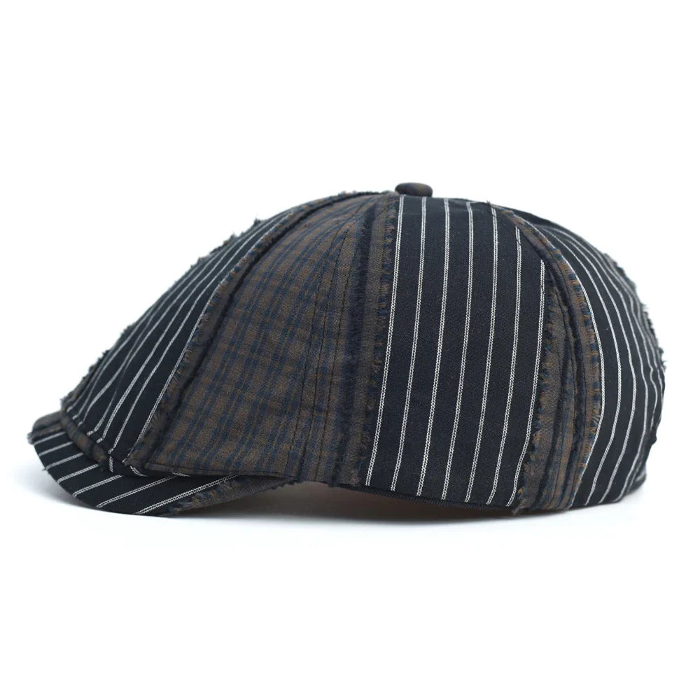 Boulogne Patchwork Gatsby Cap