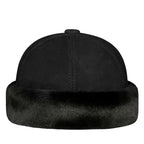 Bozeman Winter Genuine Leather Fur Docker Cap
