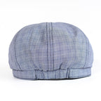 Brampton Plaid Cotton Newsboy Cap