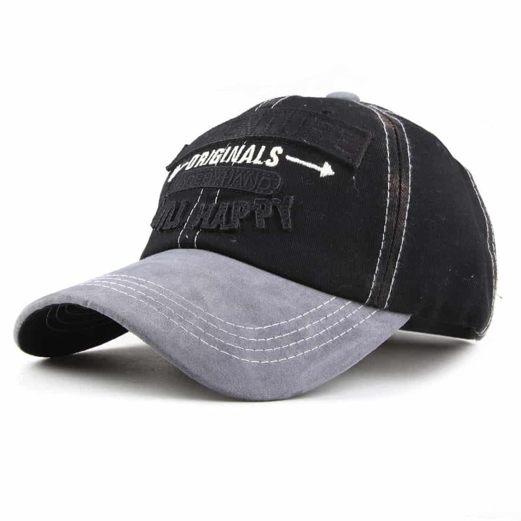 Brandon Embroidery Denim Baseball Cap