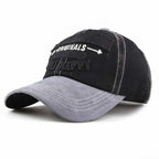 Brandon Embroidery Denim Baseball Cap