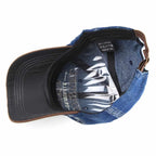 Brandon Embroidery Denim Baseball Cap