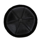Brest Winter Genuine Leather Docker Cap