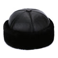 Brest Winter Genuine Leather Docker Cap