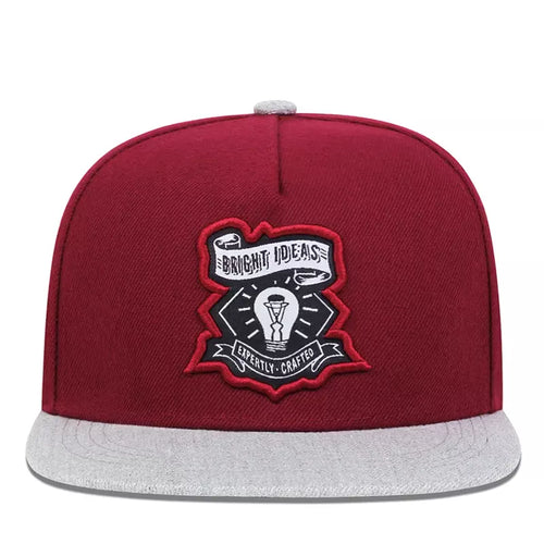 Bicolor Snapback Cap front view