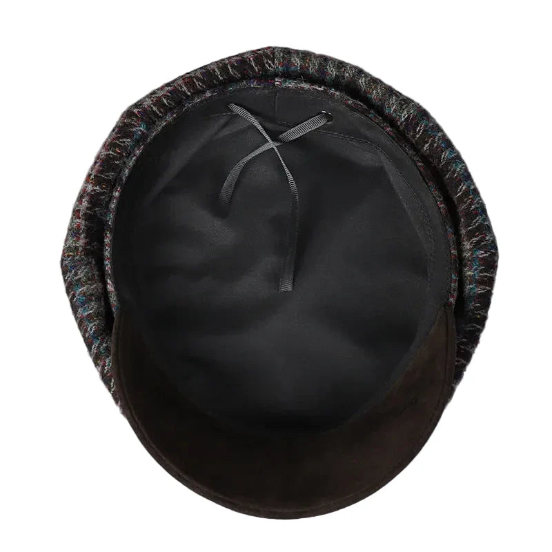 Bristol Women Wool Knitted 8-Panel Newsboy Cap