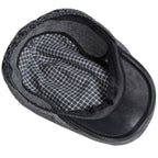 Bristol Herringbone Earflaps Flat Cap