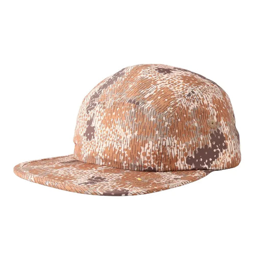 Orange Camouflage 5 Panels Cap