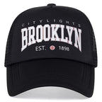 Brooklyn Black Trucker Cap