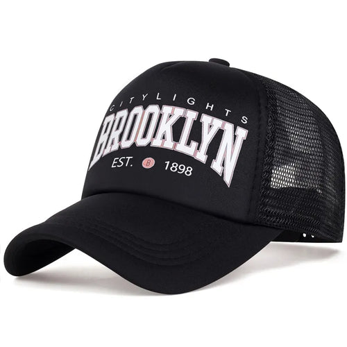 Black Trucker Cap