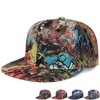Brooklyn Graffiti Cotton Snapback Cap