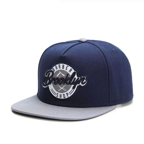 Blue Brooklyn Snapback Cap