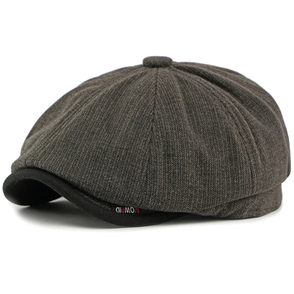 Bruges Retro Cotton Newsboy Cap